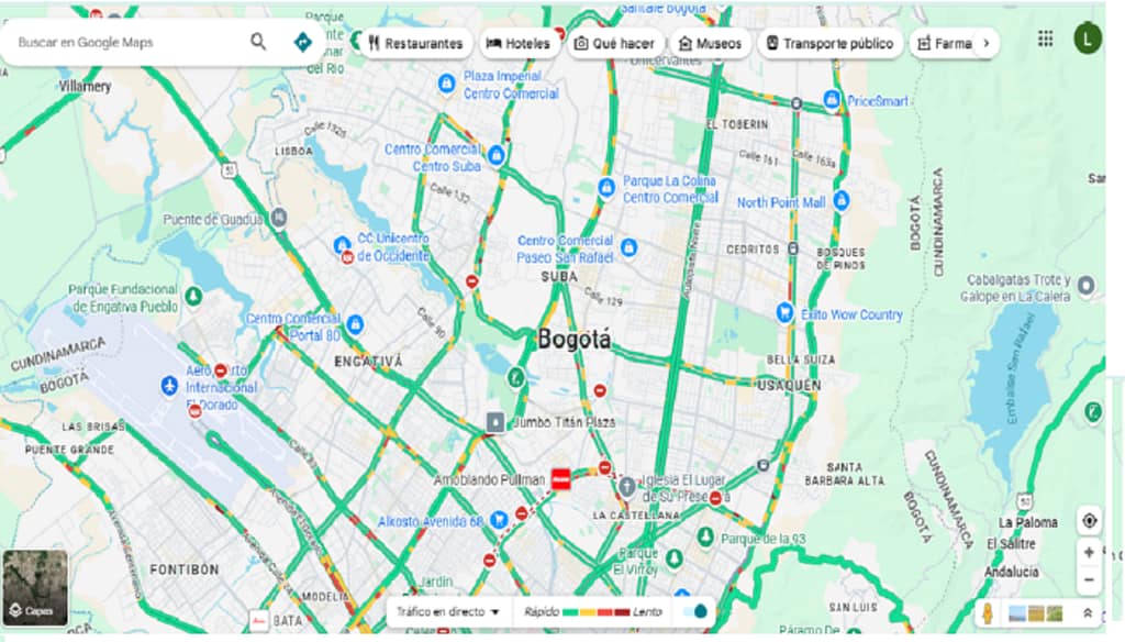 Contacto Pantallazo de ubicación salida del contenido.