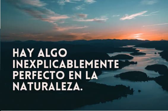 Motivación imagen de la naturaleza